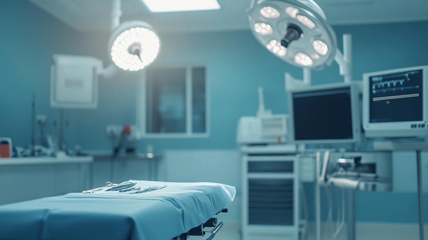 A medical room with medical tools.