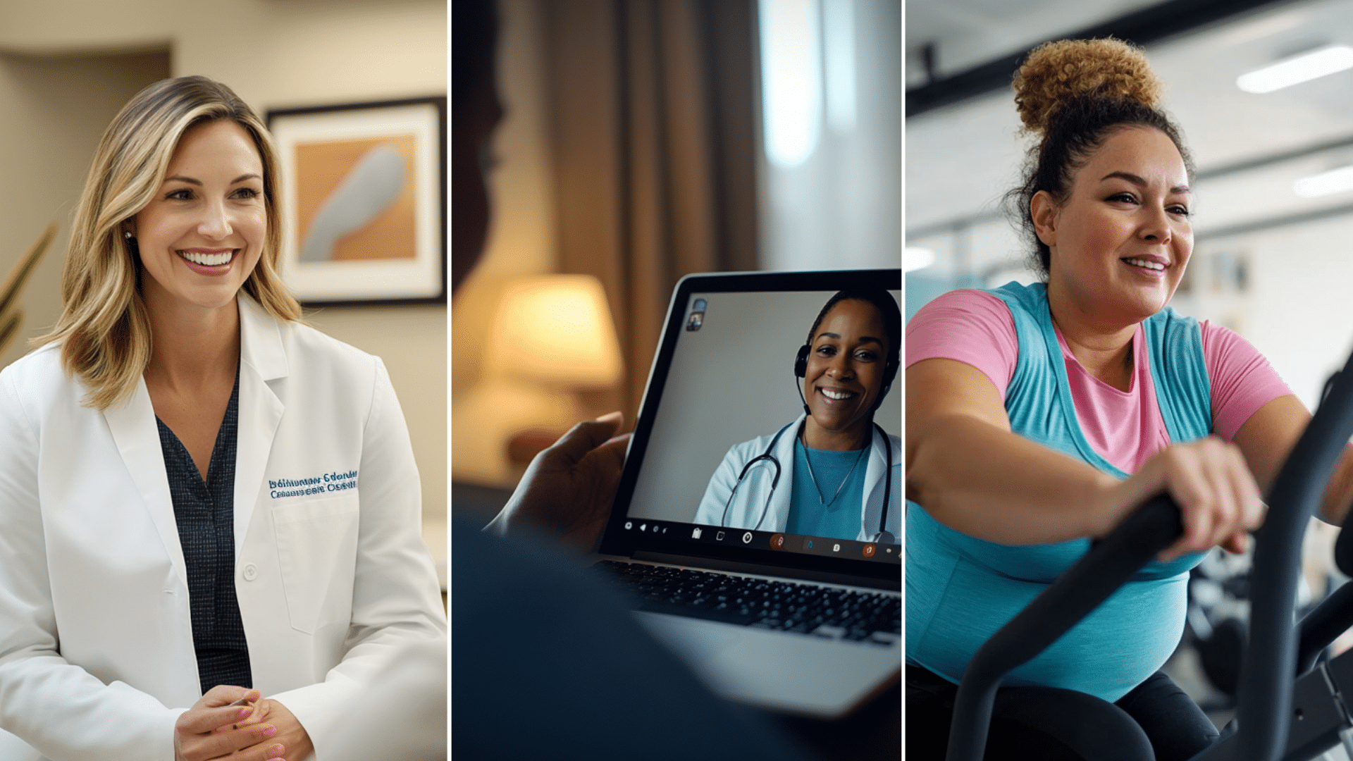 A weight loss doctor talking with her patient.